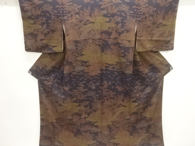 JAPANESE KIMONO / TSUKESAGE KOMON / HOUSE SCENERY